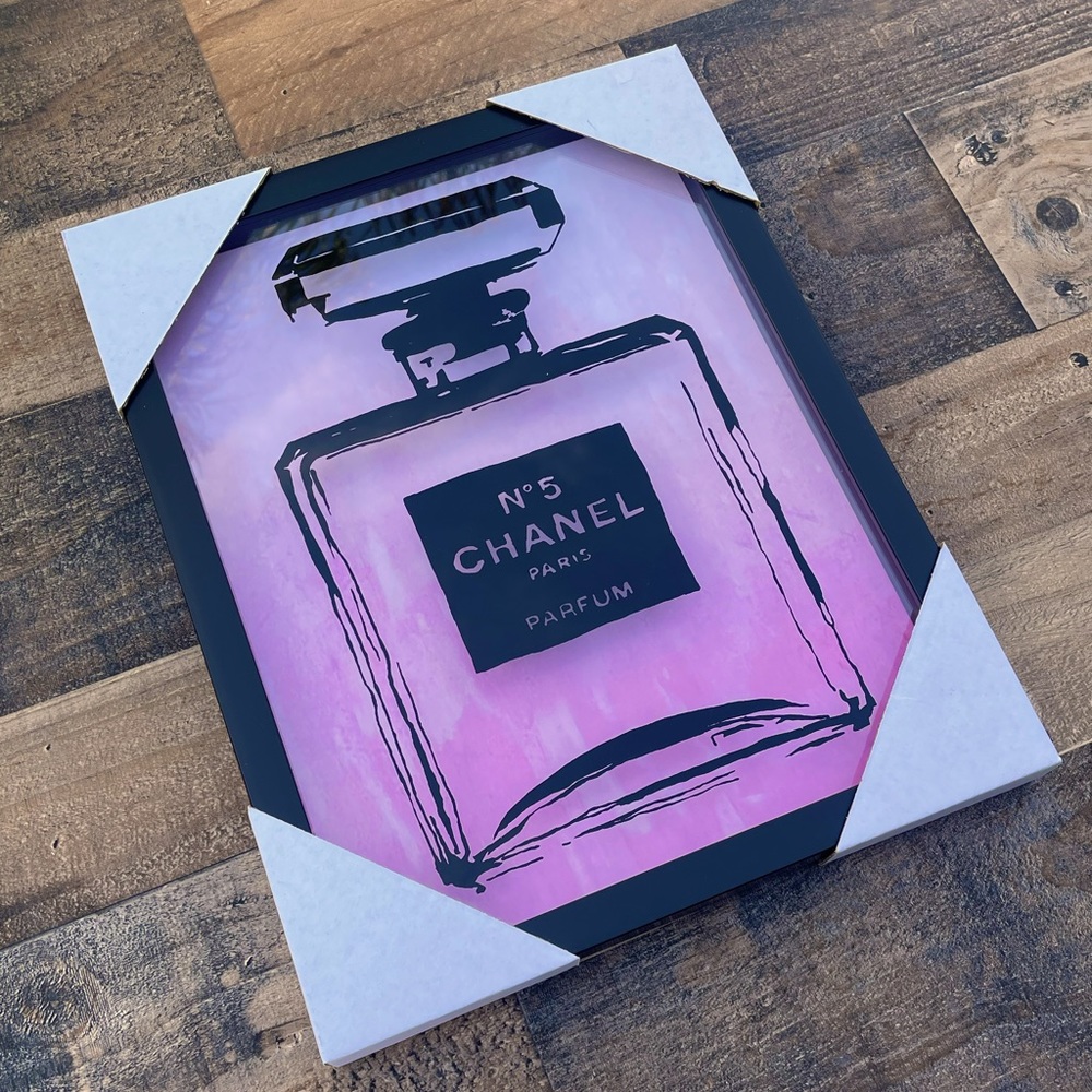 COCO CHANEL N°5 Fragrance Fashion Shadow
Box Print Fairchild Paris